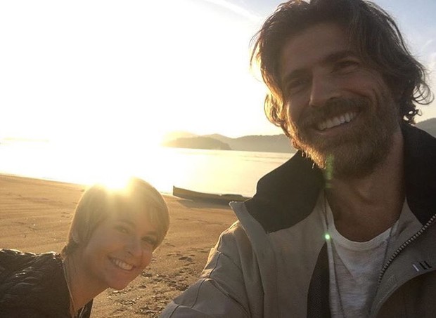 Бразильский актер Рейнальдо Джаниччини, бразильская актриса Клаудия Абреу