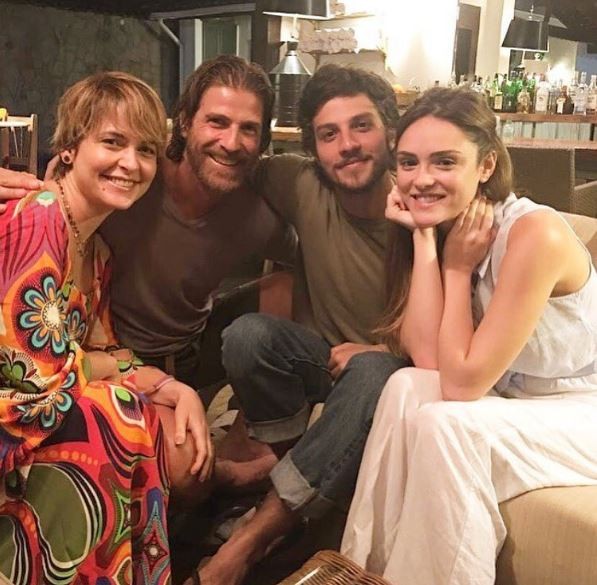 Бразильские актеры Рейнальдо Джаниччини, Шай Суэди, бразильские актрисы Клаудия Абреу, Изабель Драммонд